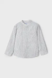 Хлопковая рубашка для детей Mayoral, бежевый