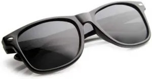 Большие 55-миллиметровые поляризованные линзы, антибликовое покрытие, классический стиль, солнцезащитные очки MODA, Black