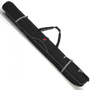 Утепленный двойной чехол для лыж на колесах Athalon, Black