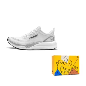 The Simpsons Кроссовки унисекс низкие Berry Frost Pink/White Gray/Electric Blue - White Gray, цвет White Gray
