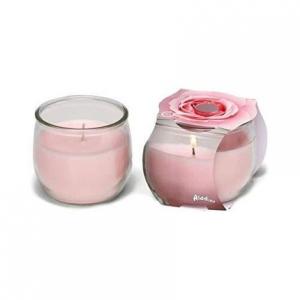 Свечи Свеча в банке с ароматом розы Unbranded