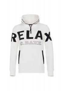 Толстовка с высоким воротником CIPO & BAXX, экрю