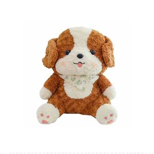 Плюшевая кукла щенок Border Collie, высота 30см/45см/80см OUYIN, коричневый