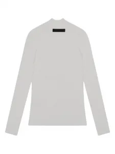 Шерстяной свитер с высоким воротником Heliot Emil, белый