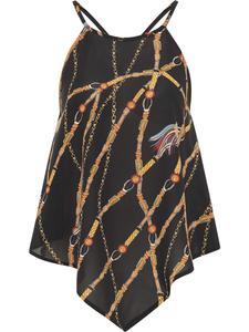 Faina Женский топ черного цвета