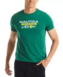 Мужская футболка с коротким рукавом Heritage Logo Graphic Nautica, зеленый