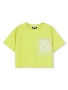 Dkny Kids футболка с логотипом, зеленый