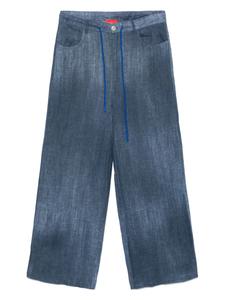 Брюки с принтом из денима Merci, синий