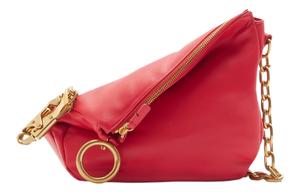 Burberry Сумка через плечо из кожи ягненка, маленькая женская сумка-почтовый ящик red