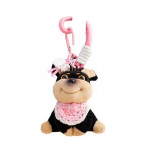 Очаровательная пчела собака брелок кукла плюшевый кулон высота 10см Jinnew