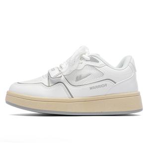WARRIOR Износостойкие дышащие низкие кроссовки для скейтбординга унисекс, белые, серые