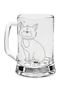 Пивная кружка для собак, удача без слов, прозрачная Mr. & Mrs. Panda
