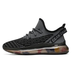 King Jinmai Мужские дышащие полувысокие повседневные туфли с противоскользящей подошвой черные, цвет Black