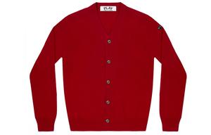 CDG Play Красный свитер для мужчин