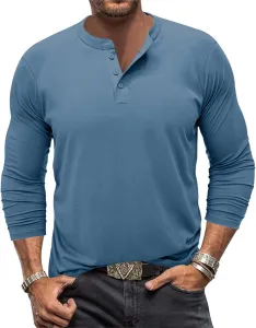 Мужская футболка поло с длинным рукавом Stretch Ribbed Soft CHXLQQX