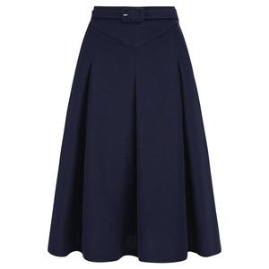 Женские повседневные плиссированные короткие юбки с поясом на талии ALLEGRA K, цвет Dark Blue