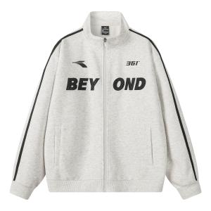 Куртка Unisex Stand Collar Moderate Others 361°, белый heather серый