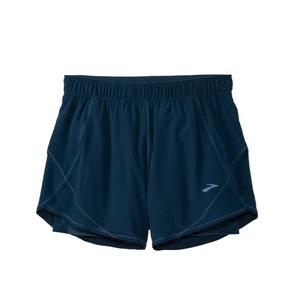 Brooks Женские спортивные шорты морского синего цвета