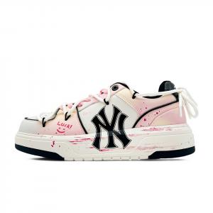 MLB Кроссовки для скейтбординга с толстой подкладкой, устойчивые к истиранию, увеличивающие рост, унисекс, черные, розовые