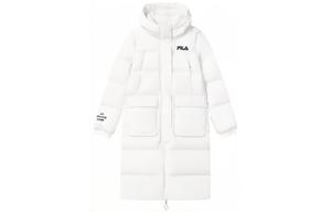 Пуховик женский белый Fila