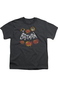 Футболка с коротким рукавом для детей "Batman Classic TV Sound Effects" Gildan, Charcoal