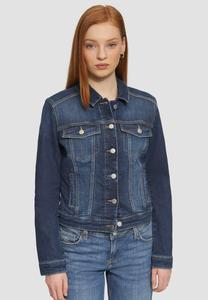 Джинсовая куртка GESCHNITTENE IN AUTHENTISCHER WASCHUNG QS, цвет Blau