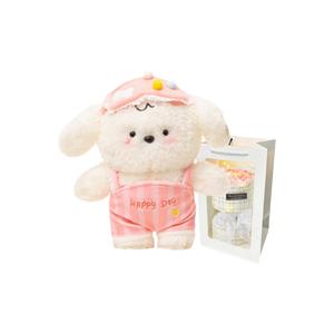 Милые очаровательные плюшевые куклы щенков в мультяшном стиле Happiness, высота 35см/45см PUDOWRABBIT