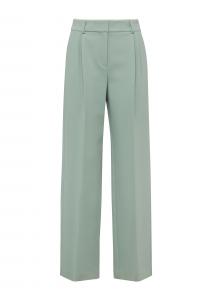 COMMA Широкие брюки со складками спереди в пастельно-зеленом цвете