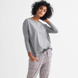 Футболка для сна свободного кроя больших размеров ellos, Heather grey