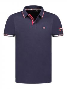 Поло Geographical Norway Poloshirt Kauge, темно-синий