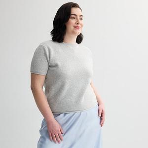 Джемпер с коротким рукавом для подростков plus size So