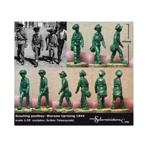 Польский разведчик-почтальон 1944 г., Historical Miniatures - Polish (1:35) (Scibor Monstrous Miniatures)