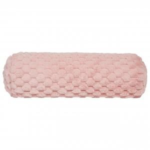 Декоративная подушка, розовая, 60/22 см, липовое дерево Beliani, розовый