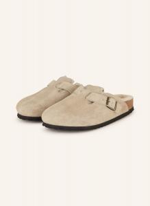 Мюли Boston из овчины Birkenstock, коричневый