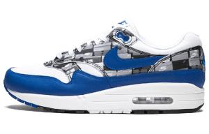 Кроссовки Nike Air Max 1 Unisex, белый/серый/синий