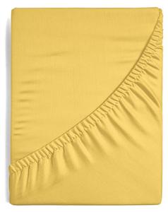 Простыня Eurofirany Jersey, желтый - 240 х 220 см