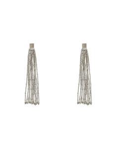 Серьги Brunello Cucinelli, серебряный