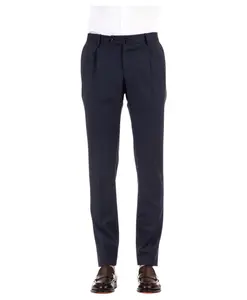 Брюки из эластичной шерсти Pt Torino, синий