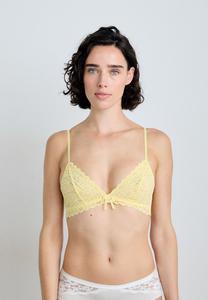 Треугольный бюстгальтер BRALETTE BRODERIE Lindex, светло-желтый