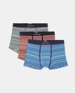 Набор из 3 мужских трусов в полоску с логотипом Paul Smith, мультиколор