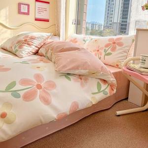 LUOLAI HOME Постельное белье, простыня, 150x200 см, 100% чесаный хлопок, кожа-дружелюбная пижама, huakai daman