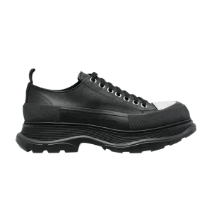 Кроссовки Alexander McQueen Alexander McQueen Tread Slick Lace-Up 'Black White Toe', черный