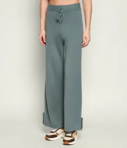 Вязаные брюки relaxed fit Liu Jo Sport, зеленый