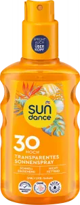 Солнцезащитный спрей SUNDANCE Sonnenspray transparent  LSF 30, 200 ml