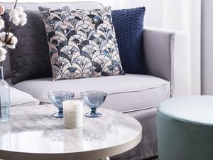 Декоративная подушка Beliani, темно-синий