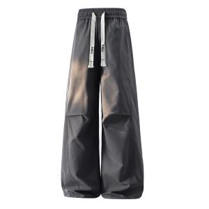 Повседневные брюки Unisex Moderate Wide Leg X1617, серый casual pants