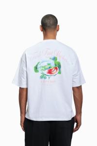 Футболка FAVELA MELON UNISEX, White/Off-White