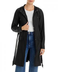 Куртка Curve с поясом и капюшоном Rains