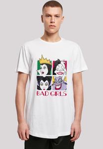 Футболка с принтом LONG CUT 'DISNEY VILLAINS BAD GIRLS' F4NT4STIC, белый