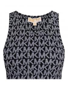 Топ-борцовка с принтом логотипа Michael Michael Kors, черный